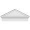Ekena Millwork Peaked Cap Smooth Architectural PVC Combination Pediment, 30"W x 14-3/8"H x 2-3/4"P (Pitch 6/12) PEDPC030X145PKC00 - alternate 3